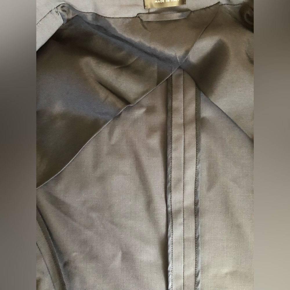 Jil Sander Navy Wool Blazer Split Sleeve 36 - Picture 4 of 10